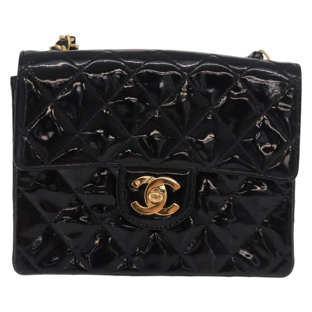Chanel Mini Matelasse 17 Chain Shoulder Bag Black
